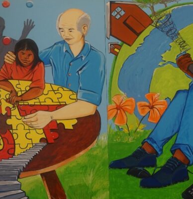Samenwerken aan duurzame muurschildering