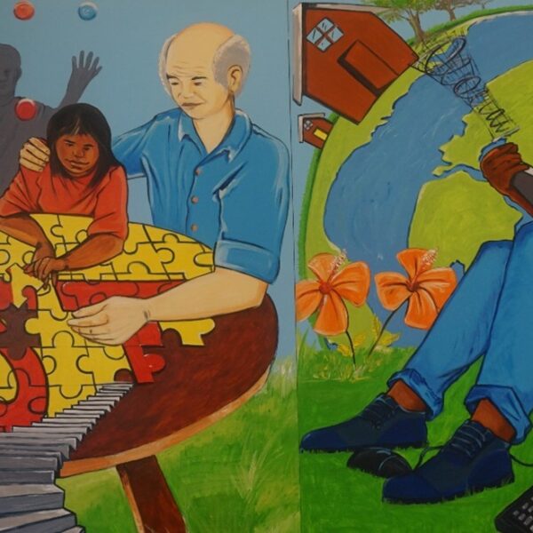 Samenwerken aan duurzame muurschildering